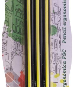 PACK N. 3 MATITE ERGONOMICHE FSC-HB HB-2B