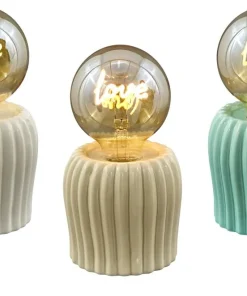 LAMPADA LOVE COLORE A SCELTA PORCELLANA 9CM X 19CM