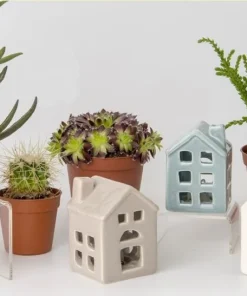 Bomboniere Lanterna a Casetta con Led a scelta tra Bianca o Colori assortiti