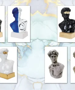 Capodimonte “Oro Bianco” BUSTO DAVID modello a scelta