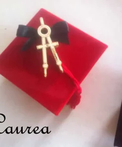 Bomboniere Scatolina Tocco Laurea Compasso o Termometro