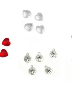 Bomboniere Applicazioni a scelta: 48 Cuoricini rossi, 36 Corone, 48 Cuoricini rossi, 12 Albero della vita