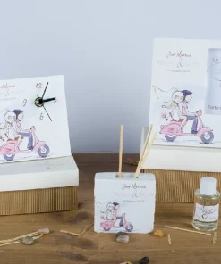 Bomboniere firmate ANGIE “Melody” a scelta: Profumatore, Orologio, Portafoto