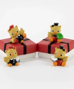 BOMBONIERA SCATOLINA LAUREA CON GUFETTO MARGOT COMPLETA 3,5 × 3 × 8 cm